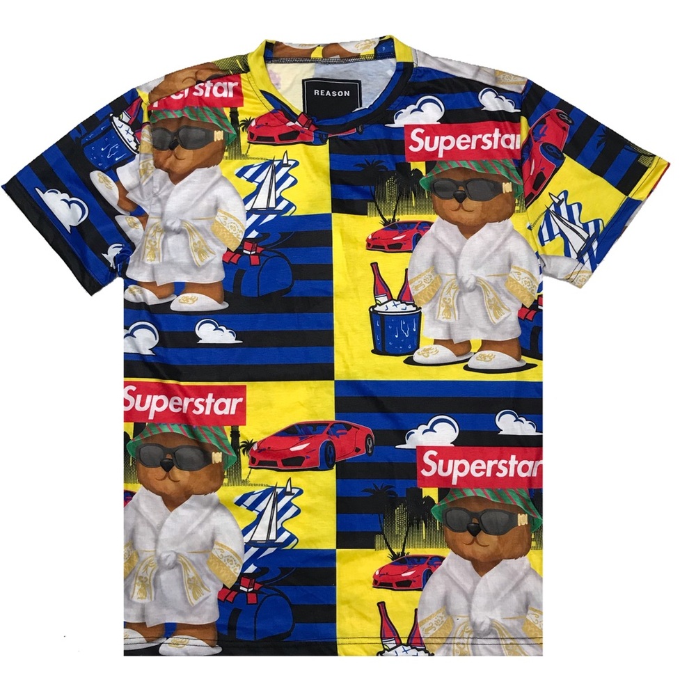 Men’s Reason “Superstar” tee. Size large.